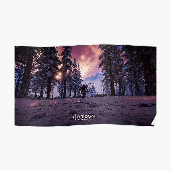 Horizon Zero Dawn Cinematic Poster 'Winter Run' Poster