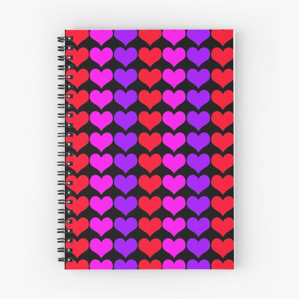 Item preview, Bright Hearts Print Black Background designed and sold by Sharon Schwalbe.