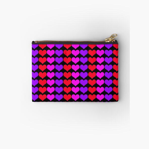 Item preview, Bright Hearts Print Black Background designed and sold by Sharon Schwalbe.