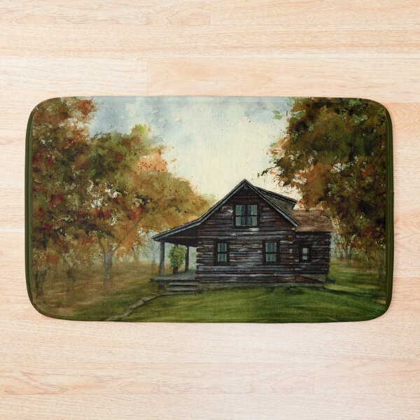 Item preview, Log Cabin Autumn Days  designed and sold by JanineRileyArt.
