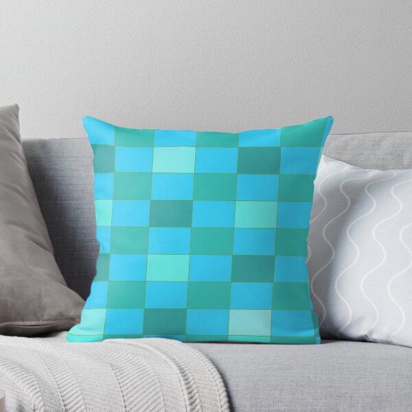 Item preview, turqoise geometric pattern aquacolor designed and sold by AtelierAdriana.