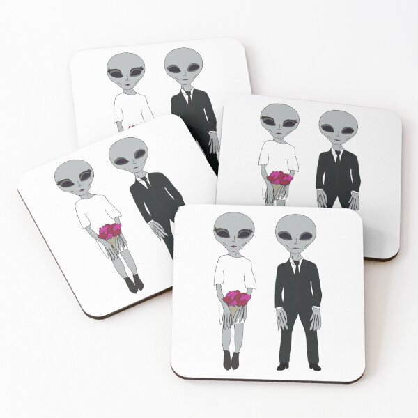 Item preview, Alien Wedding designed and sold by drawnforyou.