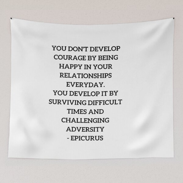 Item preview, EPICURUS QUOTE designed and sold by Inspirationmotivation.