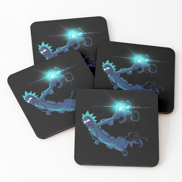 Rick Sanchez Blast em! Coasters (Set of 4)
