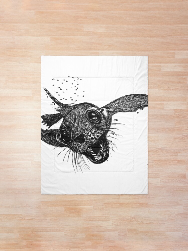 Alternate view of Dom the Australian Fur Seal Comforter
