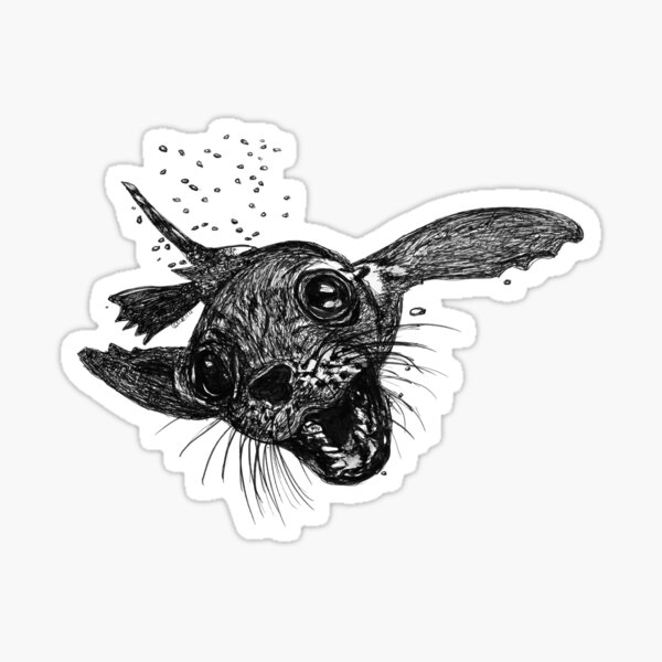 Dom the Australian Fur Seal Sticker