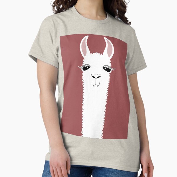 Item preview, MARSALA LLAMA PORTRAIT designed and sold by Jean Gregory Evans.
