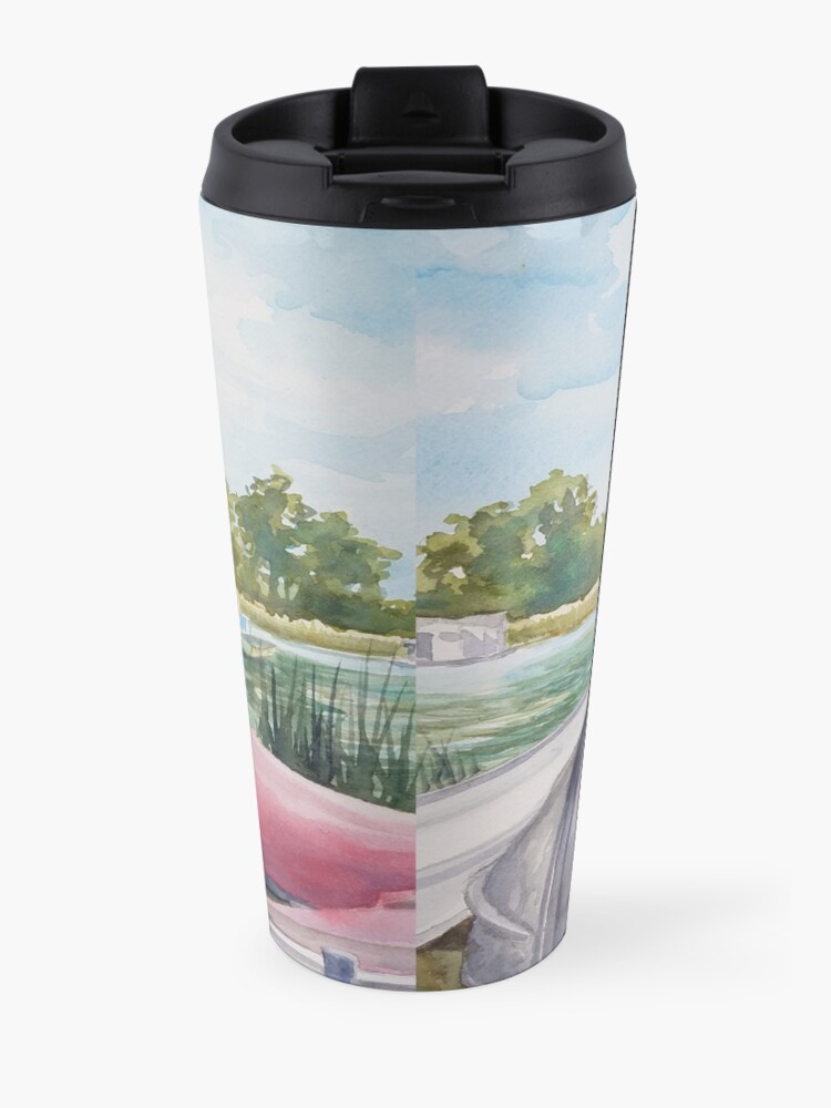 "Horseshoe Pond at Presque Isle, Erie, PA" Travel Coffee Mug by