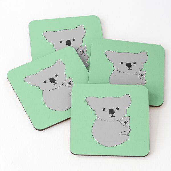Item preview, Cute mother and baby koala designed and sold by nutmegfairy.