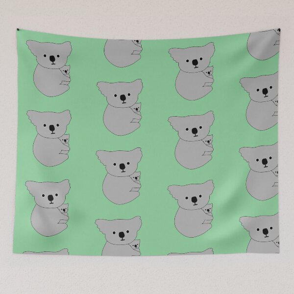 Item preview, Cute mother and baby koala designed and sold by nutmegfairy.