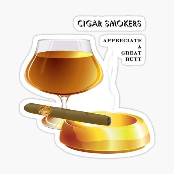 CIGAR SMOKERS Sticker