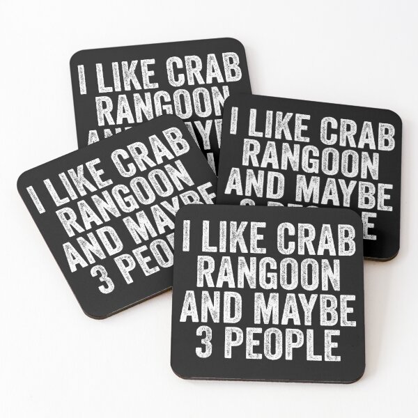 Item preview, I Like Crab Rangoon And Maybe 3 People designed and sold by kamrankhan.