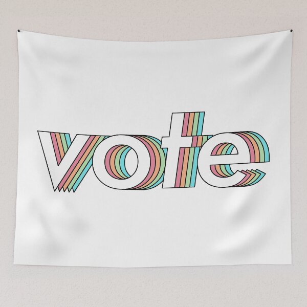 Item preview, Vote Rainbow designed and sold by Moxie Graphics.