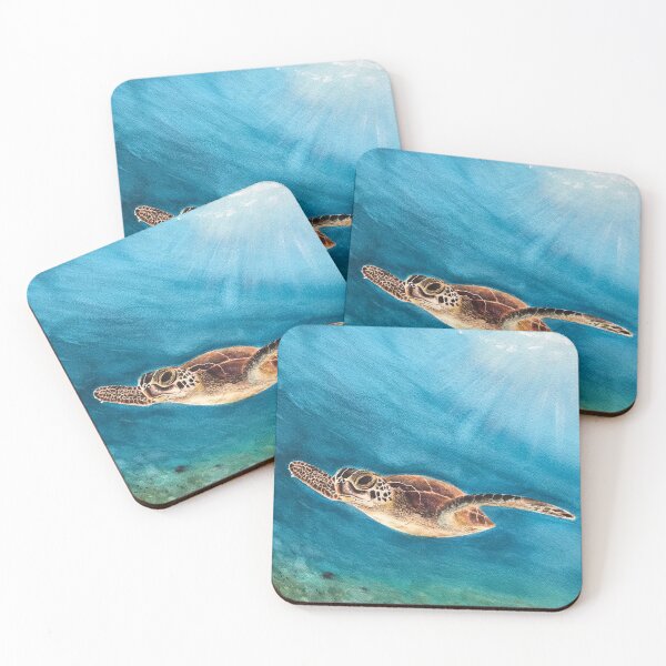 Item preview, Turtle Under Sea In Watercolor designed and sold by zuzudotfun.