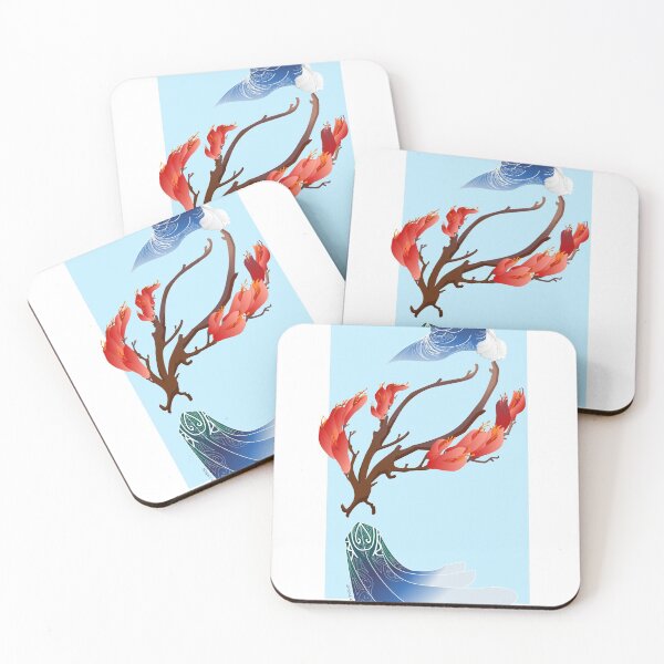 Item preview, Native Tui and Flax Flower designed and sold by StoneGuardian.