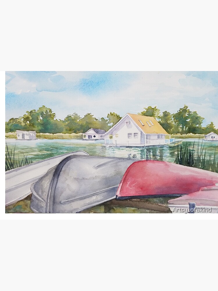 "Horseshoe Pond at Presque Isle, Erie, PA" Hardcover Journal by Artsy1ofakind Redbubble