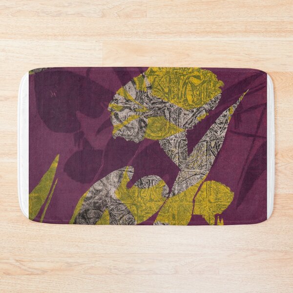 Item preview, Morning Glory in Charcoal, Chartreuse, and Fuchias  designed and sold by Ann McIntyre.