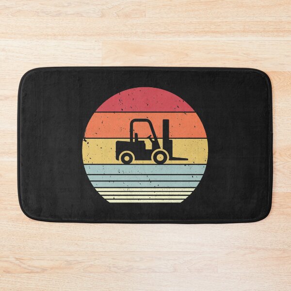 Artikelvorschau, Gabelstapler Grafik. Retro Style Design entworfen und verkauft von PackAPunch.