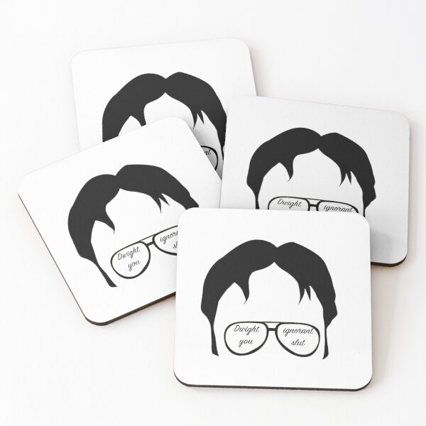 Item preview, "Dwight, puta ignorante" cita dentro de sus gafas designed and sold by sunnytvart.