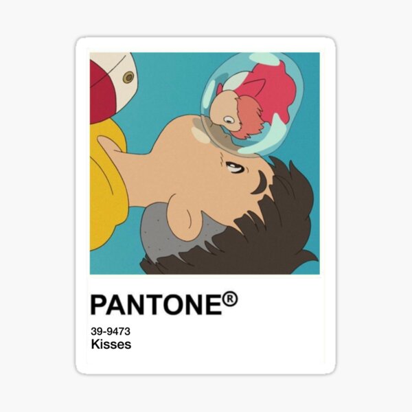 Pantone kawaii anime Sticker
