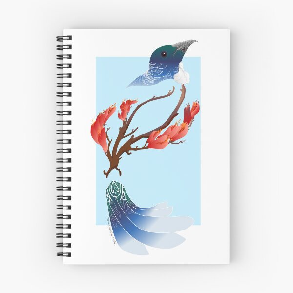 Item preview, Native Tui and Flax Flower designed and sold by StoneGuardian.