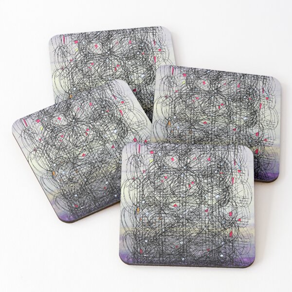 Item preview, Entropic Scribble By ArtGuru 0064 - Acrylic On Paper designed and sold by Art Guru.