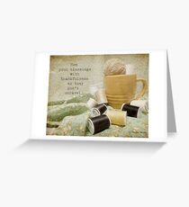 Hem Your Blessings Greeting Card