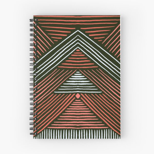 Item preview, Red Mudcloth Mountains designed and sold by inkblotcreative.