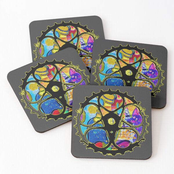 Item preview, BICYCLE SPROCKET STREET ART DENMARK designed and sold by squigglemonkey.