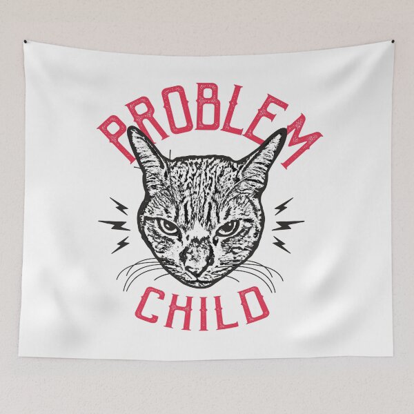 Item preview, Problem Child Crabby Cat designed and sold by MyMaxDesign.