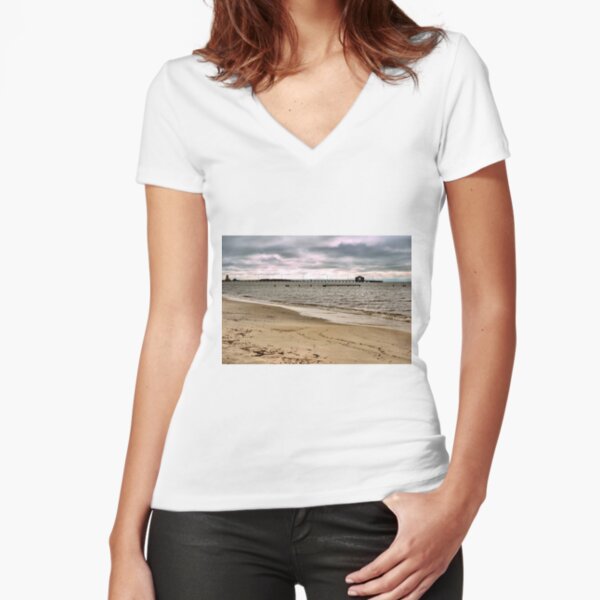 Fitted V-Neck T-Shirt