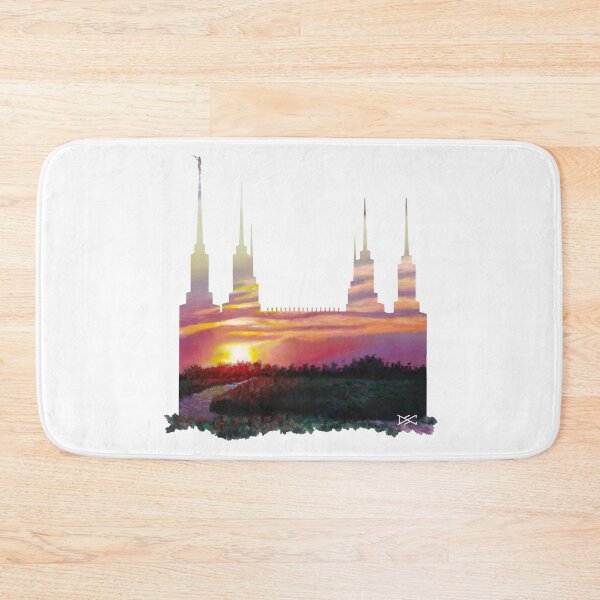 Item preview, Washington DC LDS Temple Sunrise River Silhouette designed and sold by DSC Arts.