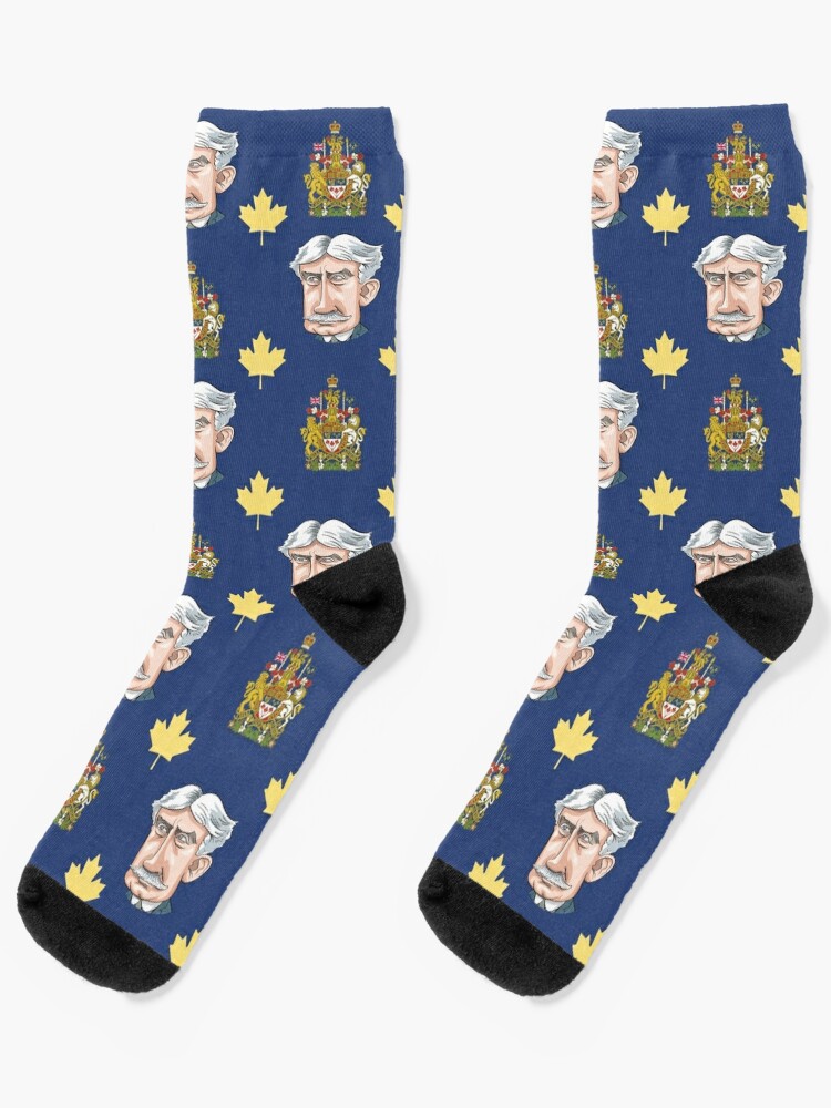 Thumbnail 1 of 5, Socks, Sir Robert Borden, Prime Minister of Canada, 1911-1920 designed and sold by MacKaycartoons.