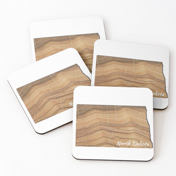 Item preview, North Dakota Wood Grain designed and sold by GeographerDude.