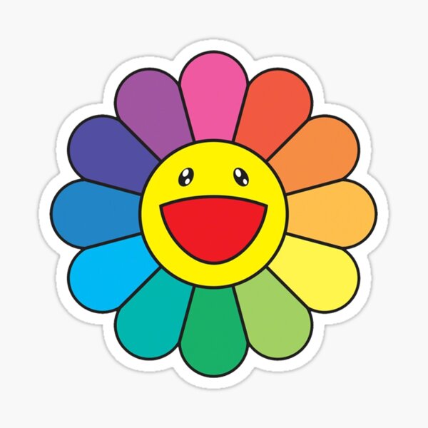 Murakami Flower Sticker