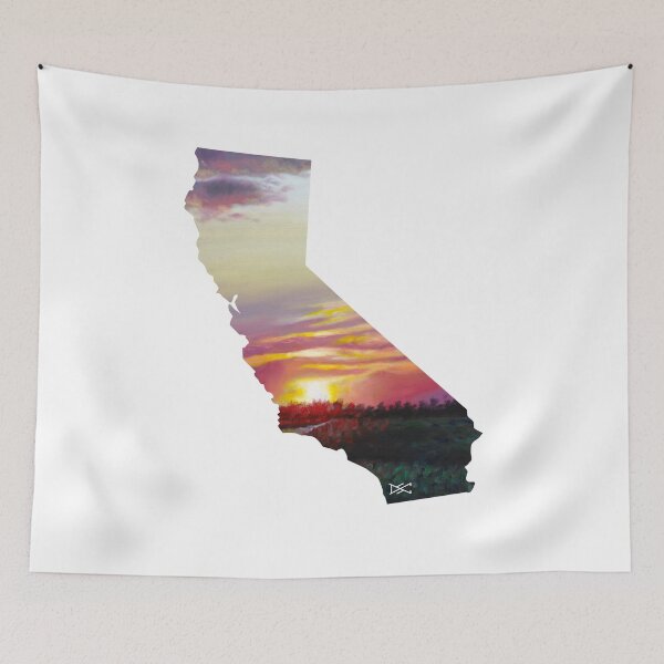 Item preview, California Sunrise River Silhouette designed and sold by DSC Arts.