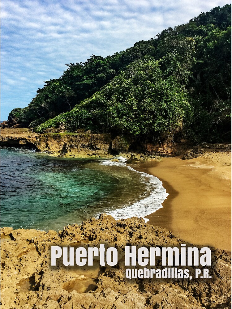 "Puerto Hermina, Quebradillas, Puerto Rico" Sticker for Sale by