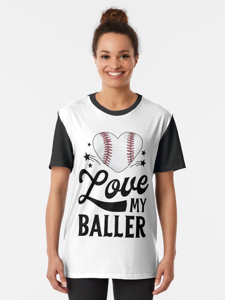  I Only Raise Ballers T Shirt Women Baseball Mom Tee Shirts  Funny Softball Mama Gift Short Sleeve Tee Tops Black : Clothing, Shoes &  Jewelry