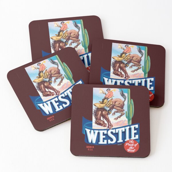 Item preview, Westie Brand - The pride of the West Art designed and sold by vintagerepros.