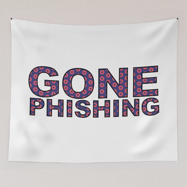 Item preview, Gone Phishing! designed and sold by MarJerryOh.