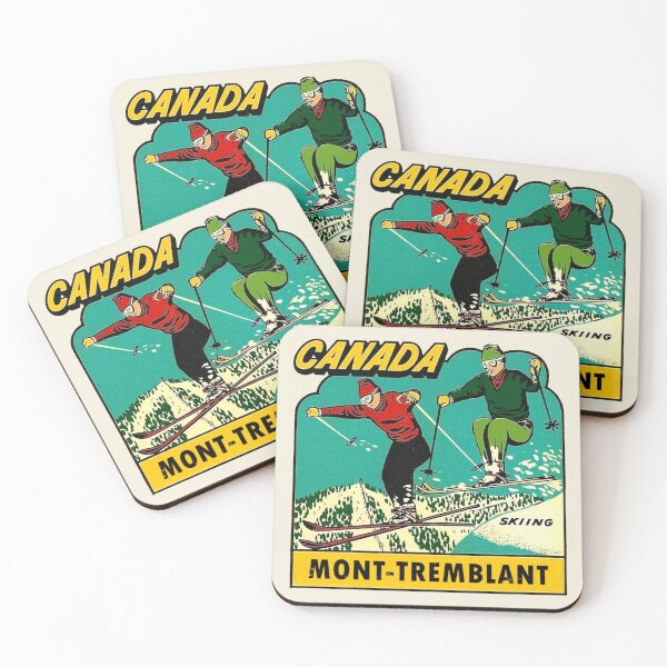 Item preview, Mont-Tremblant Quebec Skiing Vintage Travel Decal designed and sold by hilda74.