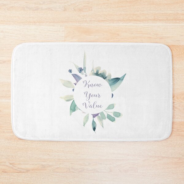 Item preview, Know Your Value - A beautiful floral print designed and sold by Annalee Beer.
