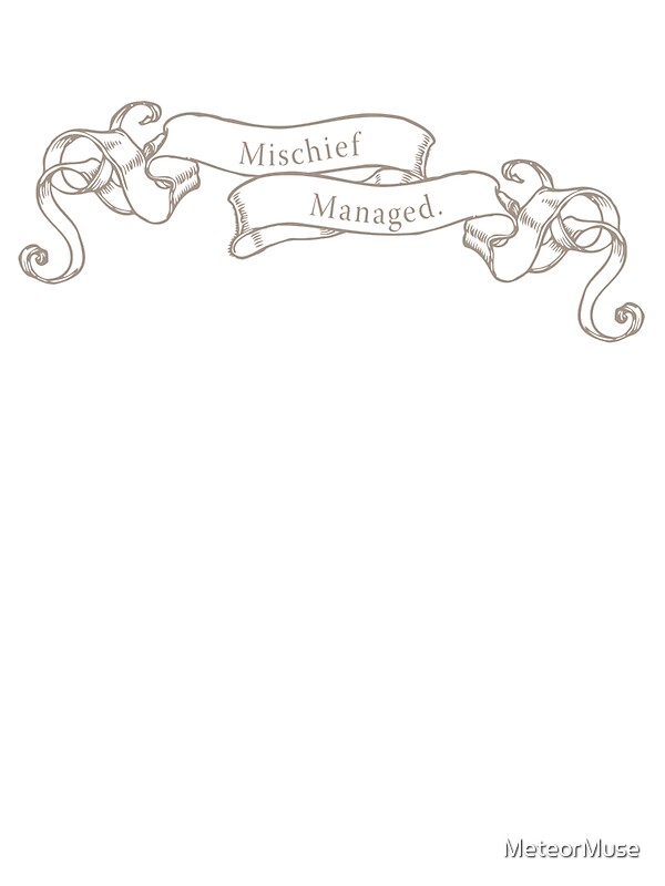 "Mischief Managed" Stickers by MeteorMuse  Redbubble