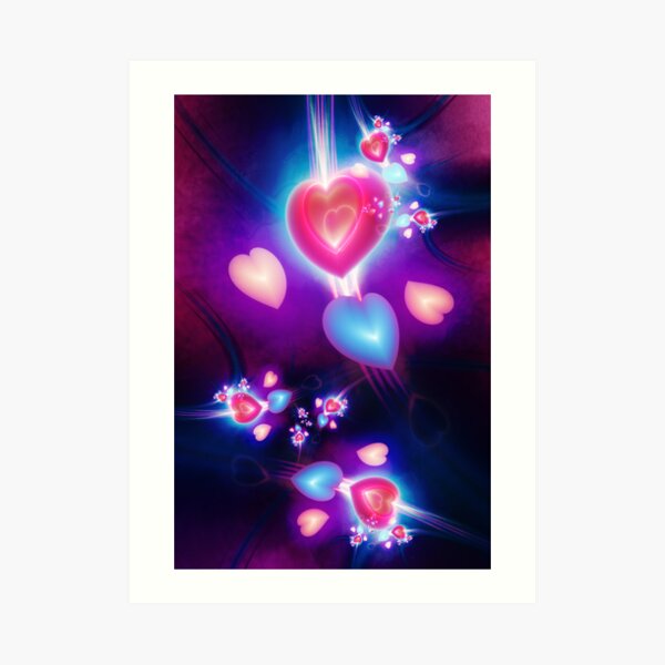 Fractal Love Art Print