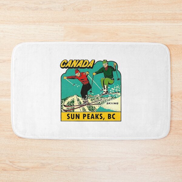 Item preview, Sun Peaks BC Skiing Vintage Travel Decal designed and sold by hilda74.
