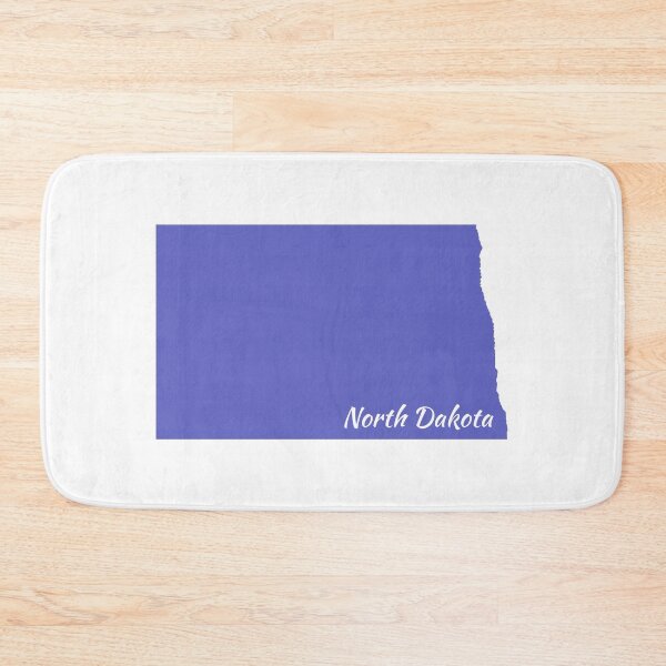 Item preview, Blue Gray Colored North Dakota designed and sold by GeographerDude.