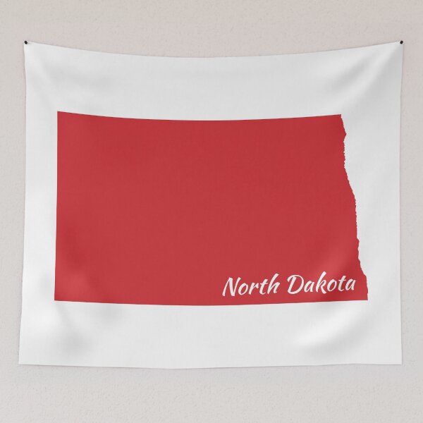 Item preview, Apple Red Colored North Dakota designed and sold by GeographerDude.