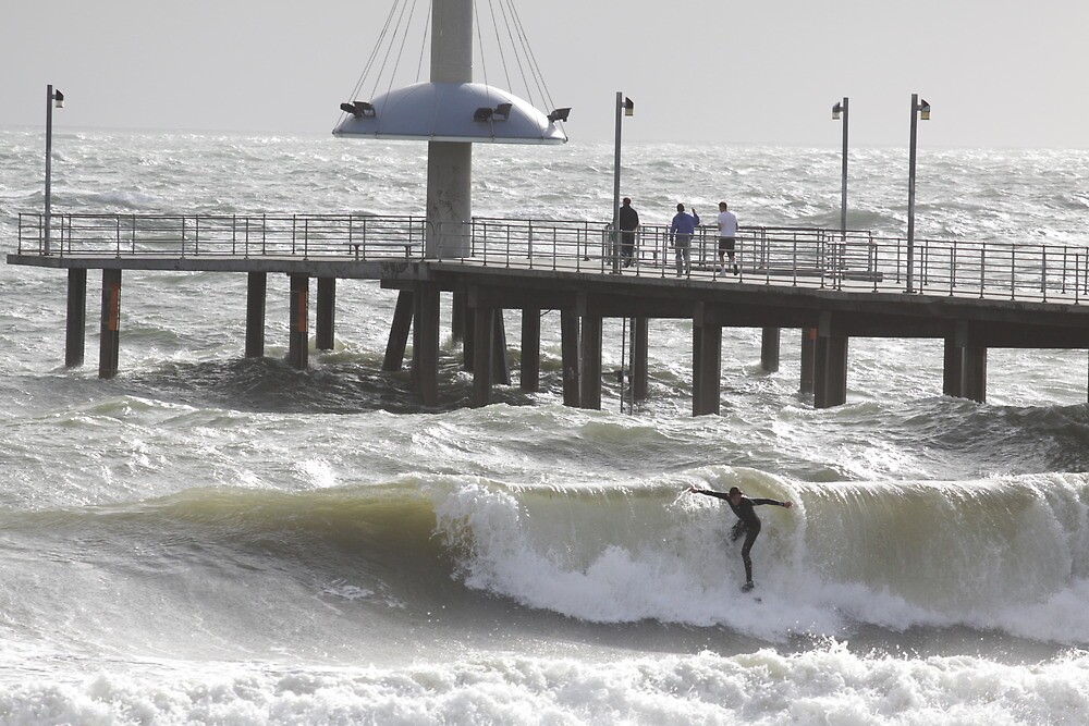 "Surfing Brighton, Adelaide, Australia." by Samuel Squires Redbubble