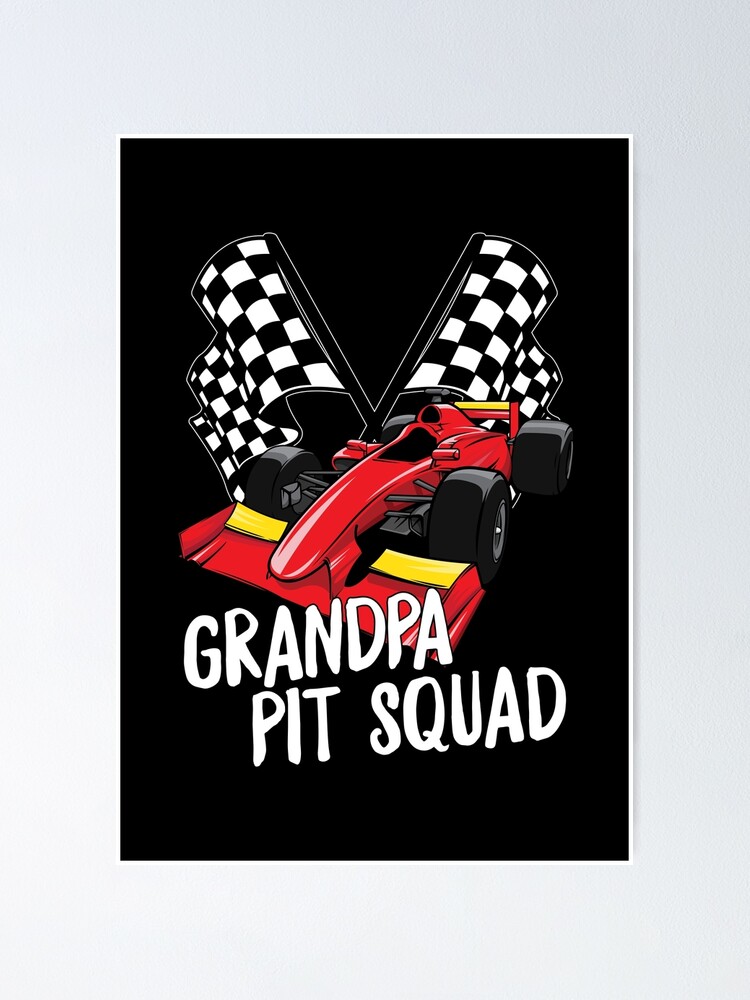 Pit Opa Squad Car Racing Japanische Drift Anime Autos Motorsport Liebhaber Lustige Geburtstag Familie Grossvater Manner Geschenk Poster Von Sifoustore Redbubble