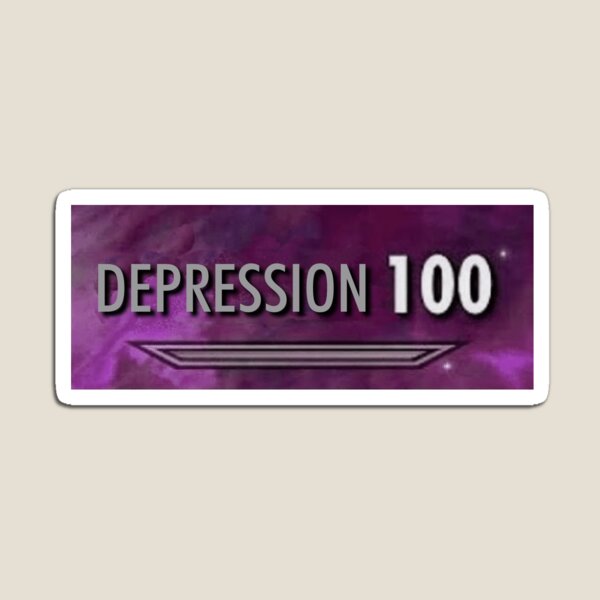 100 Depression Skyrim Magnet